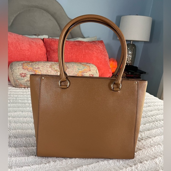 Coach Avary Tote Saddle Brown Gold Hardware NWOT - Picture 5 of 11